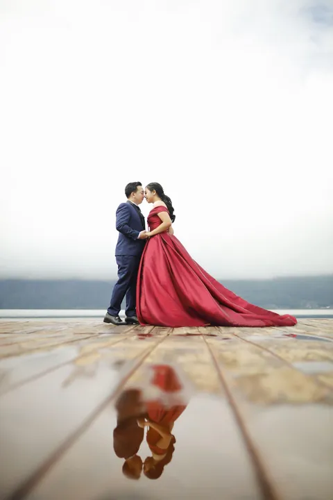 Foto sampul undangan Valentine & Fredy