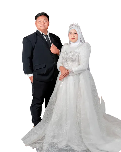 Foto sampul undangan Tri & Riana