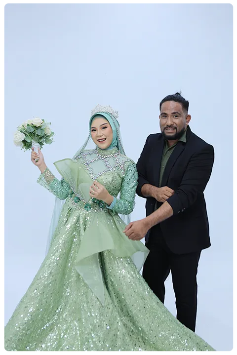 Foto sampul undangan Qiqi & Nero