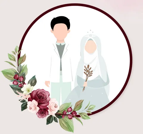 Foto sampul undangan Evi & Rizki