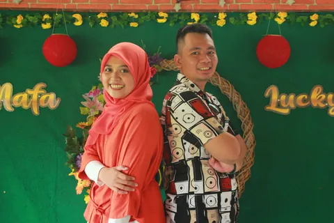 Foto sampul undangan Nafa & Lucky