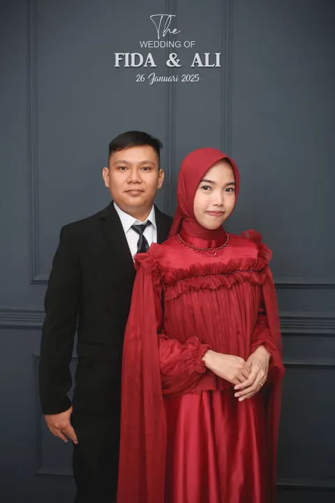 Foto sampul undangan Ali & Fida