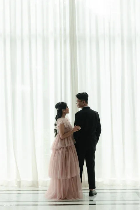 Foto sampul undangan Echy & Yongky