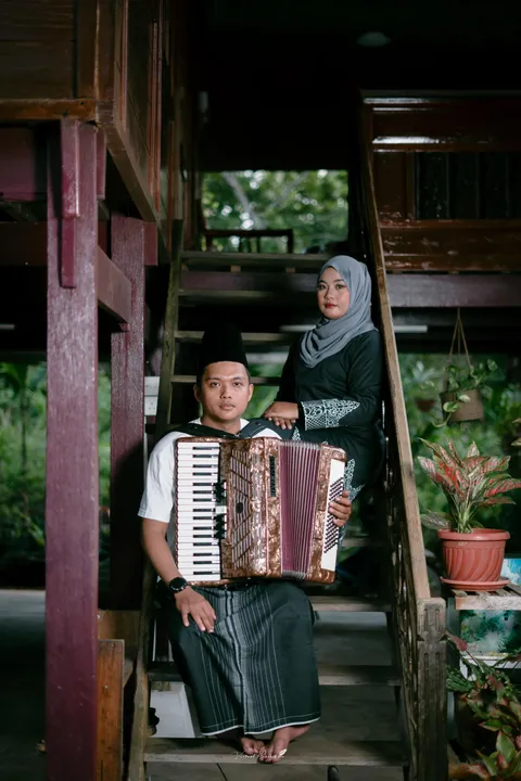Foto sampul undangan Alam & Cindy