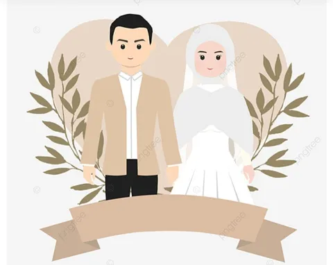 Foto sampul undangan Aini & Reza