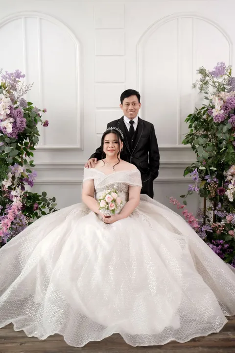 Foto sampul undangan Octhesya & Andy