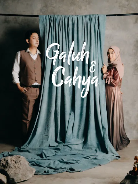 Foto sampul undangan Cahya & Galuh