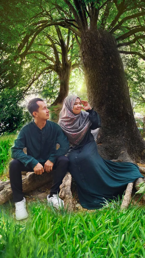 Foto sampul undangan Zia & Feri