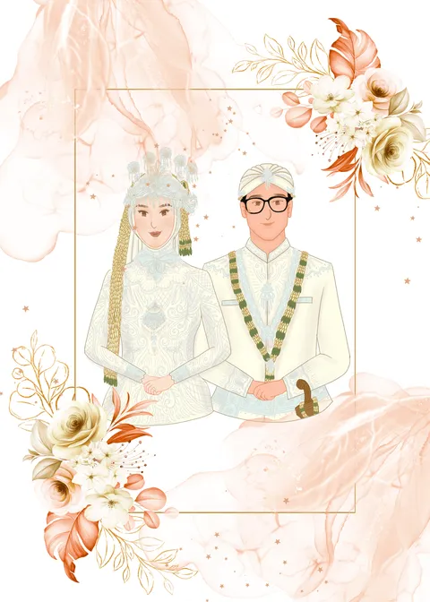 Foto sampul undangan Rusdi & Endah