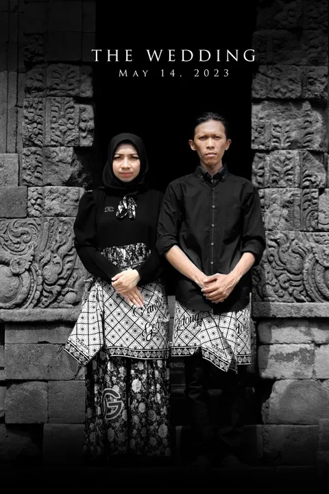 Foto sampul undangan Dwi & Siti