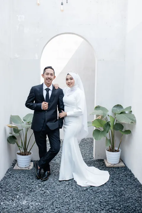 Foto sampul undangan Septian & Judith