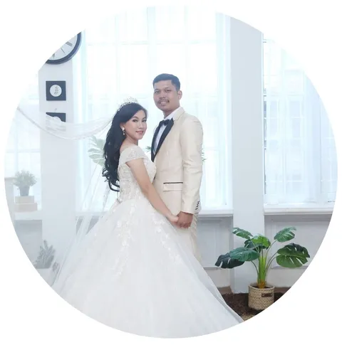 Foto sampul undangan Ribka & Samuel