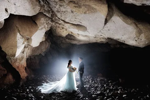 Foto sampul undangan Melissa & Steven