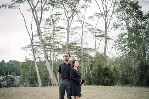 Foto sampul undangan Maria & Daniel