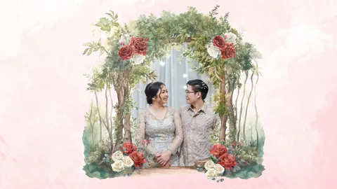 Foto sampul undangan Devita & Wahyu