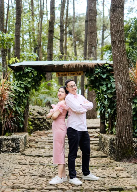 Foto sampul undangan Michelle & Andre