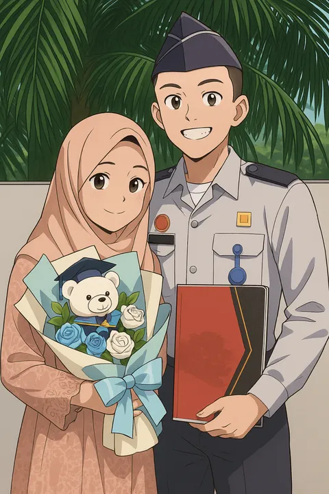 Foto sampul undangan Ahmad Aji Saputro & Melda Saumaningrum