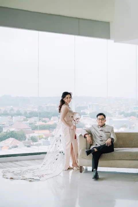 Foto sampul undangan Priska & Audrey