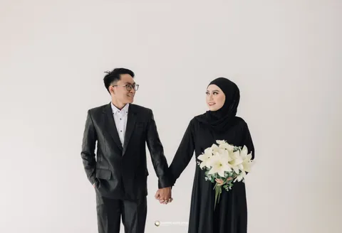 Foto sampul undangan Amjad & Dini