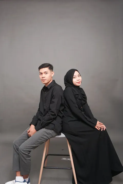 Foto sampul undangan Qonita & Rizal
