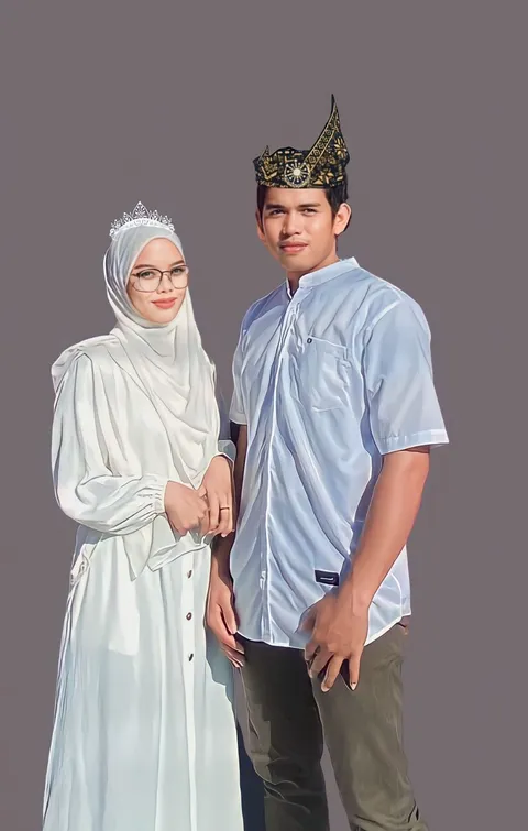 Foto sampul undangan Andri & Eka