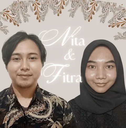 Foto sampul undangan Fitra & Nita