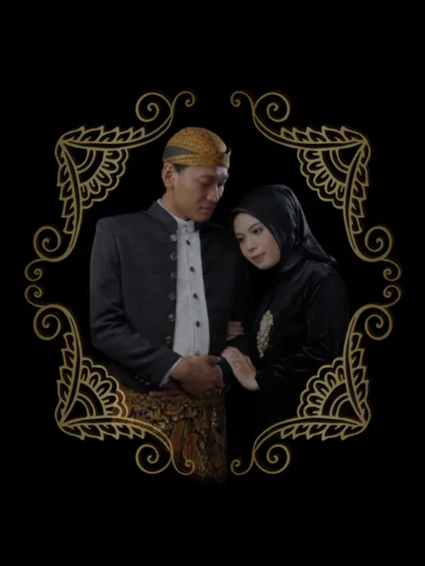 Foto sampul undangan Angga & Novi