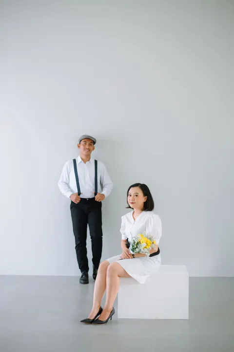 Foto sampul undangan Rizal & Vita
