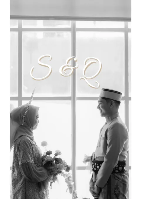 Foto sampul undangan Qayyum & Sasha