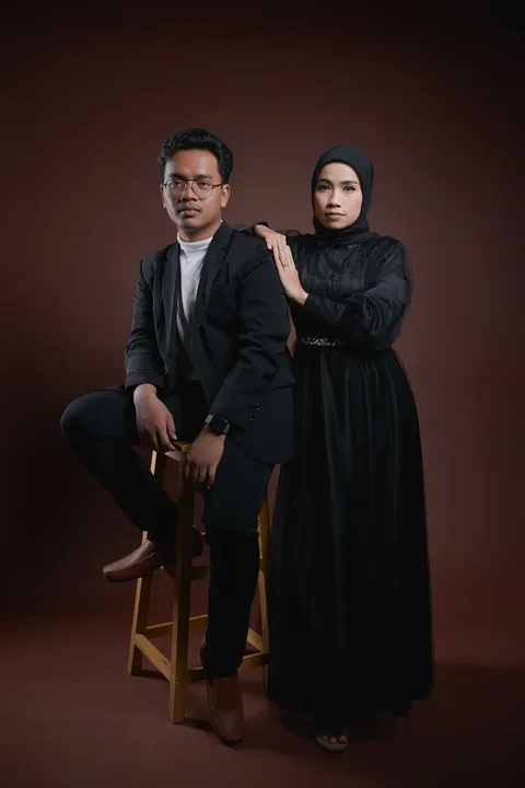 Foto sampul undangan Anggi & Fuad