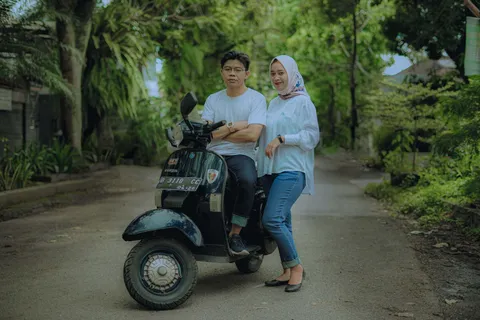 Foto sampul undangan Ghina & Riky