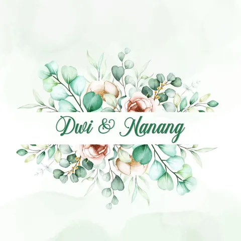 Foto sampul undangan Nanang & Dwi