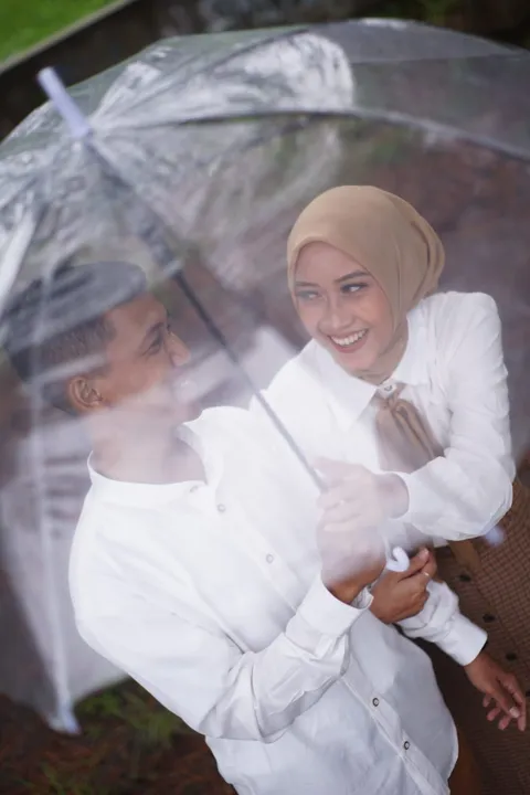 Foto sampul undangan Nanda & Arif