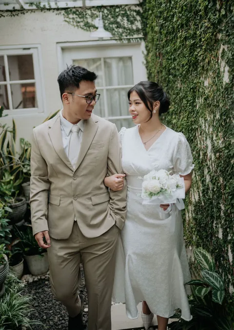 Foto sampul undangan Melinda & Jemmico