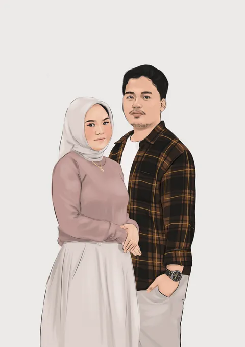 Foto sampul undangan Indra & Atikah