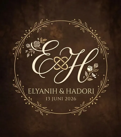Foto sampul undangan Hadori & Elyanih