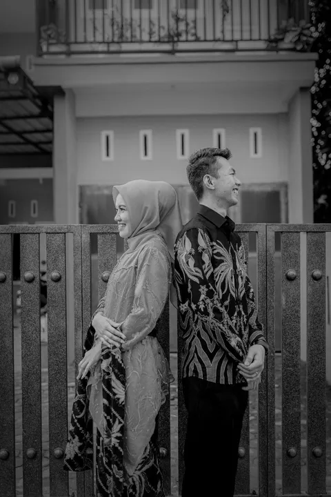 Foto sampul undangan Irsan & Dina