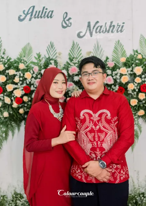 Foto sampul undangan Nashri & Aulia