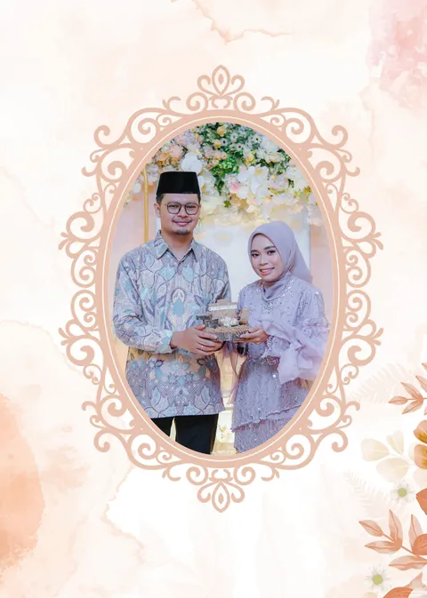 Foto sampul undangan Delvi & Hasan