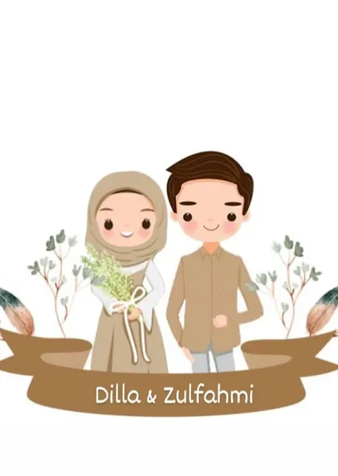 Foto sampul undangan Zulfahmi & Dilla