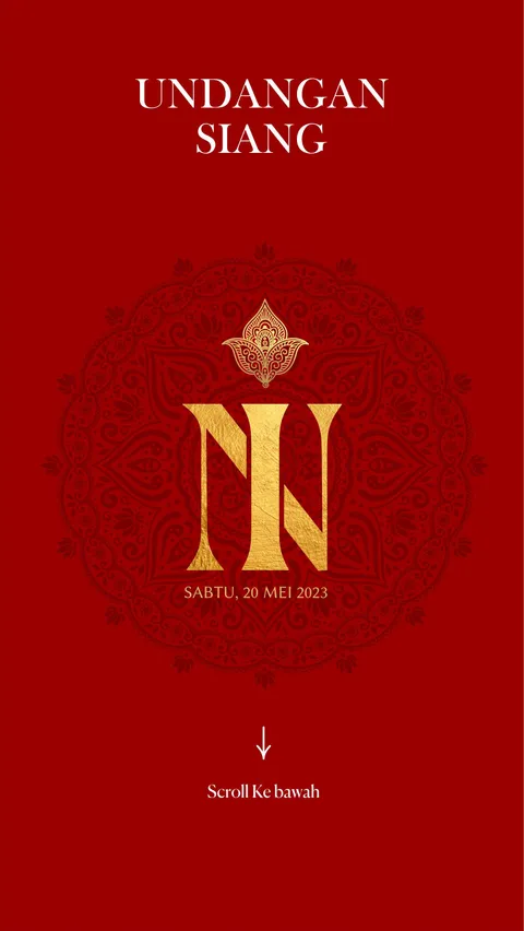 Foto sampul undangan Chairunnisa&Irwansyah