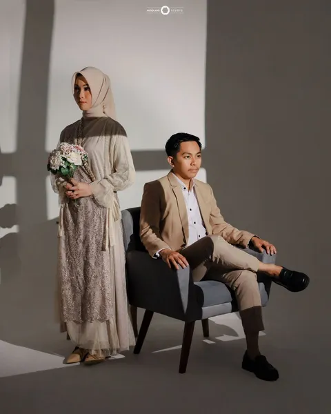 Foto sampul undangan Rina & Kholif