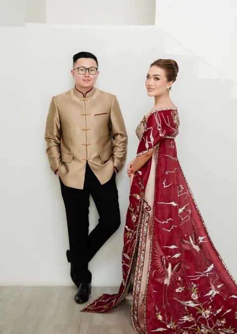 Foto sampul undangan Steffi & Jeremy