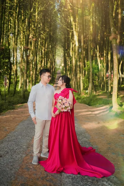 Foto sampul undangan Michael & Tania