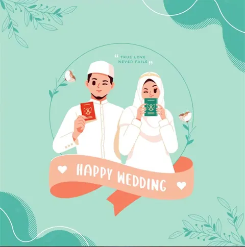 Foto sampul undangan Wawan & Dian