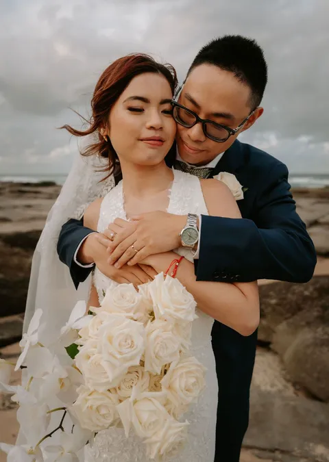 Foto sampul undangan David & Calista