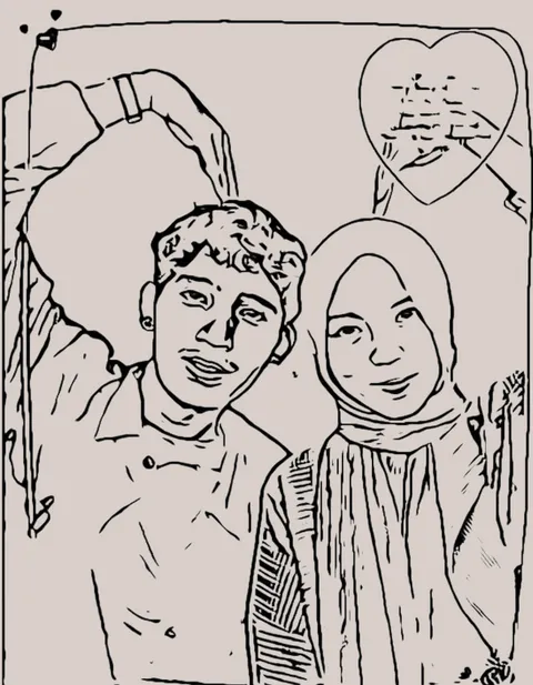 Foto sampul undangan Amiroh & Hikam