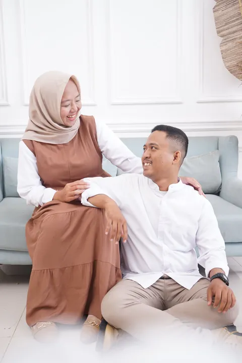 Foto sampul undangan Lutfi & Dini