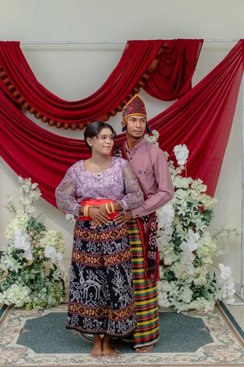 Foto sampul undangan Erista & Fan