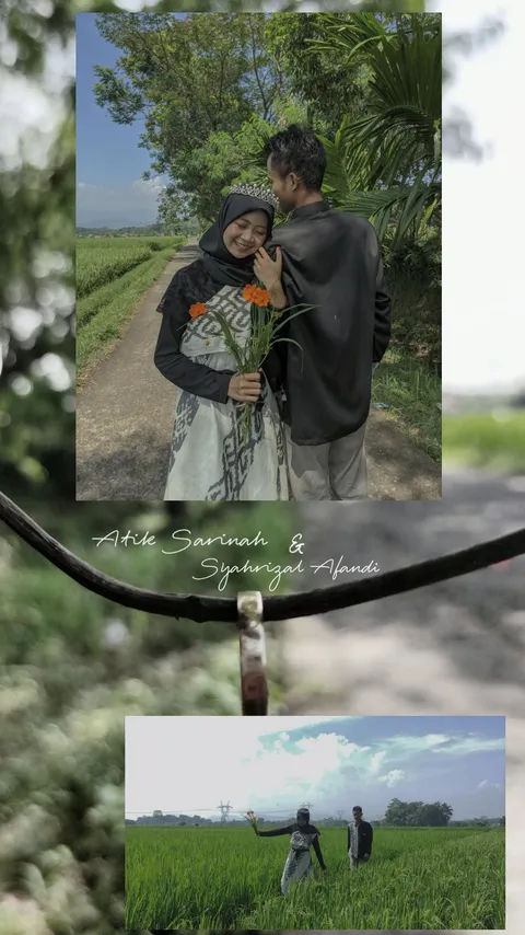 Foto sampul undangan Rijal/Ari & Atik/Iyang